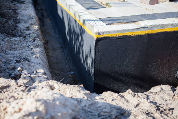 Professional Exterior Waterproofing technician working in Dunellen, NJ